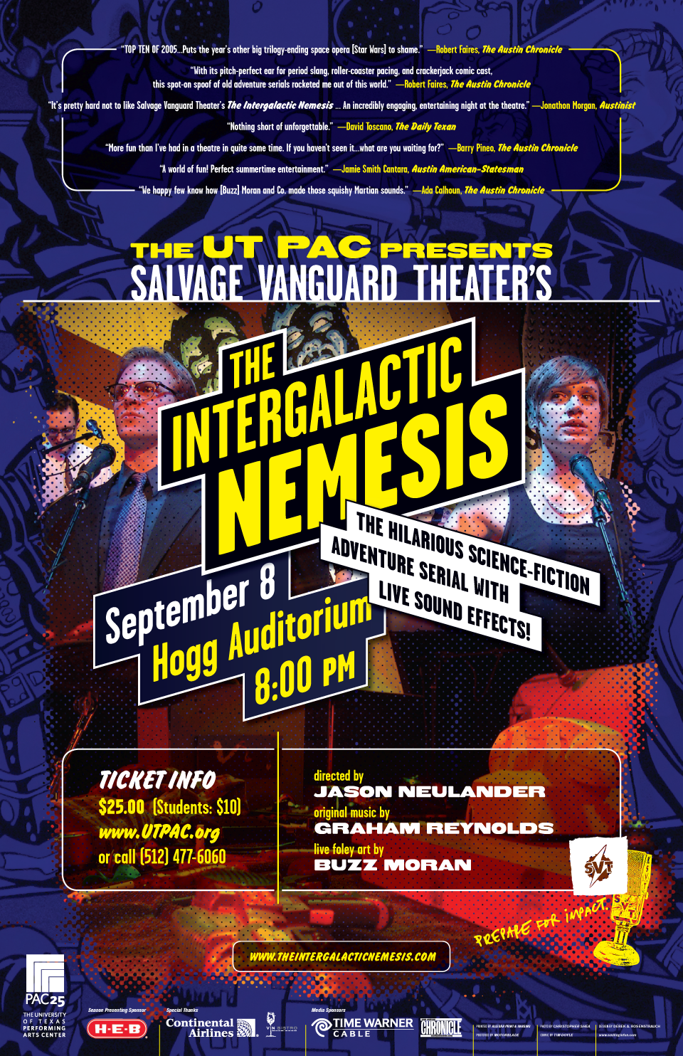 Permalink to The Intergalactic Nemesis at the UTPAC The Intergalactic Nemesis (Hogg), poster